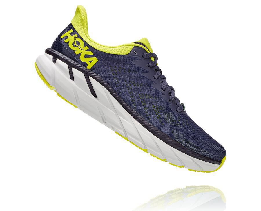 Zapatillas Running Hoka One One Hombre - Clifton 7 - Azul Marino - GWK540136